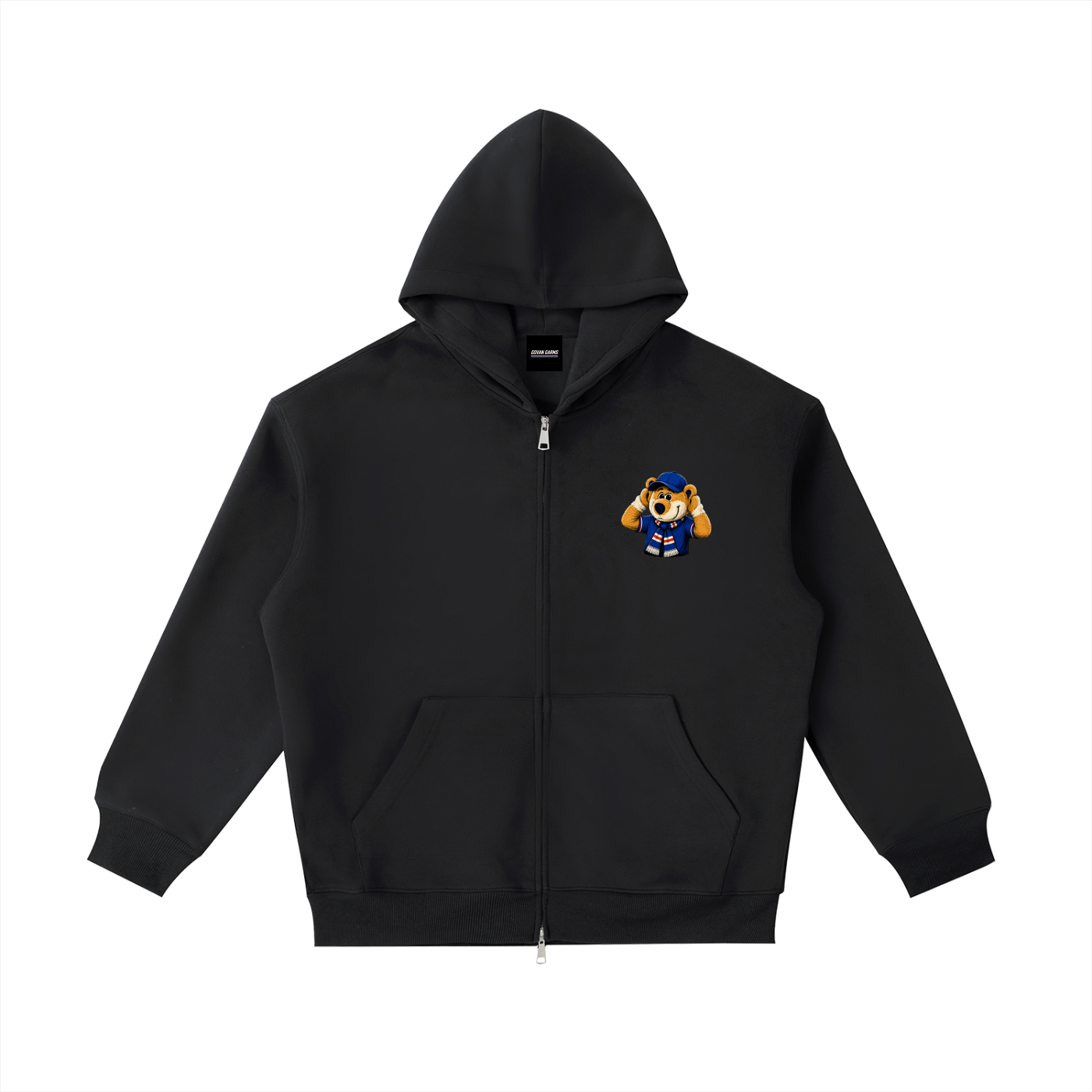 broxi on the wind up up heavyweight zip hoodie