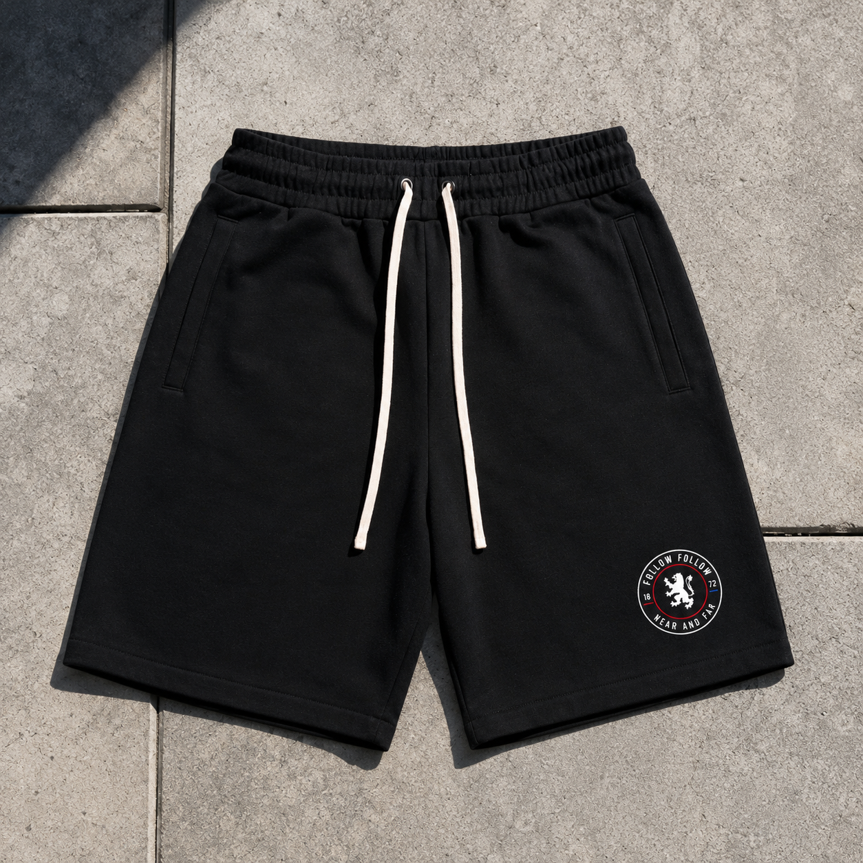 Follow Follow Crest Essential Cotton Shorts