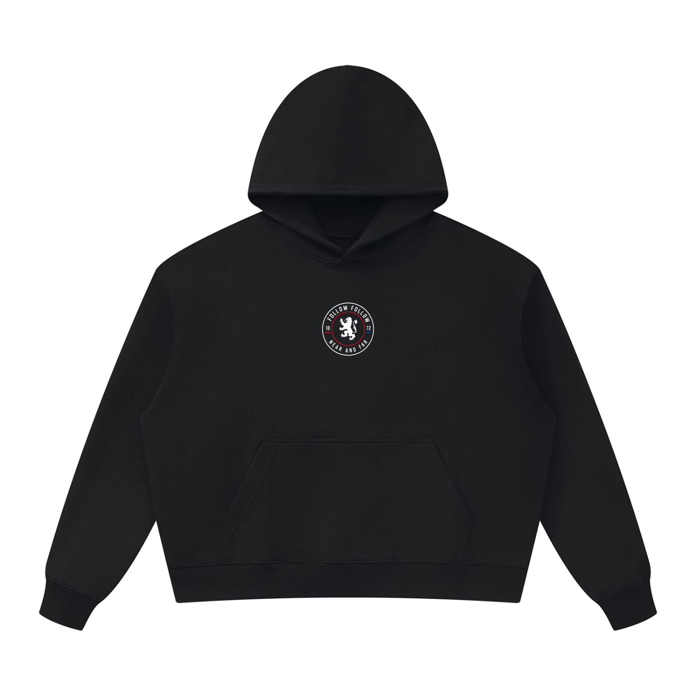 FOLLOW FOLLOW Crest Essential Oversized Heavyweight Hoodie